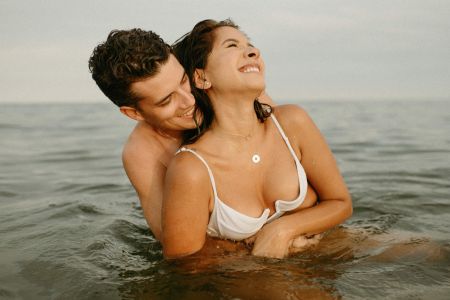 Private and confidential photography session on the beach