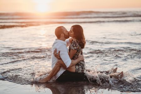 Confidential session on the sand