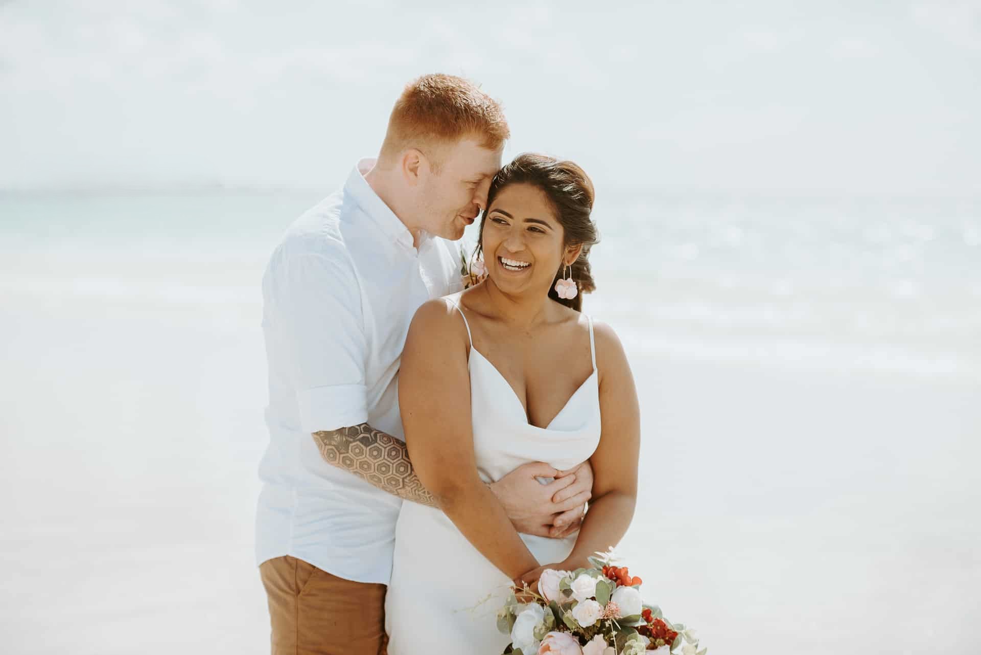 Adric & Yashini’s Romantic Upham Beach Wedding – A Tampa Bay Celebration by Vows by the Sea & Tom Matthew Photography