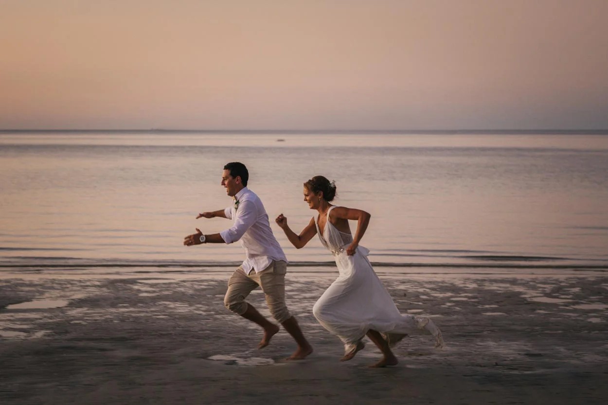 Bride and groom portrait by Tom Matthew Photography