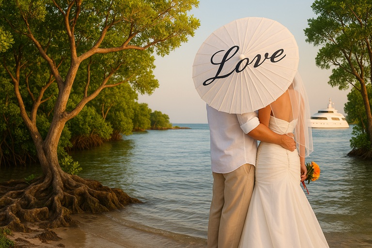 Just The Two of Us Florida beach wedding package