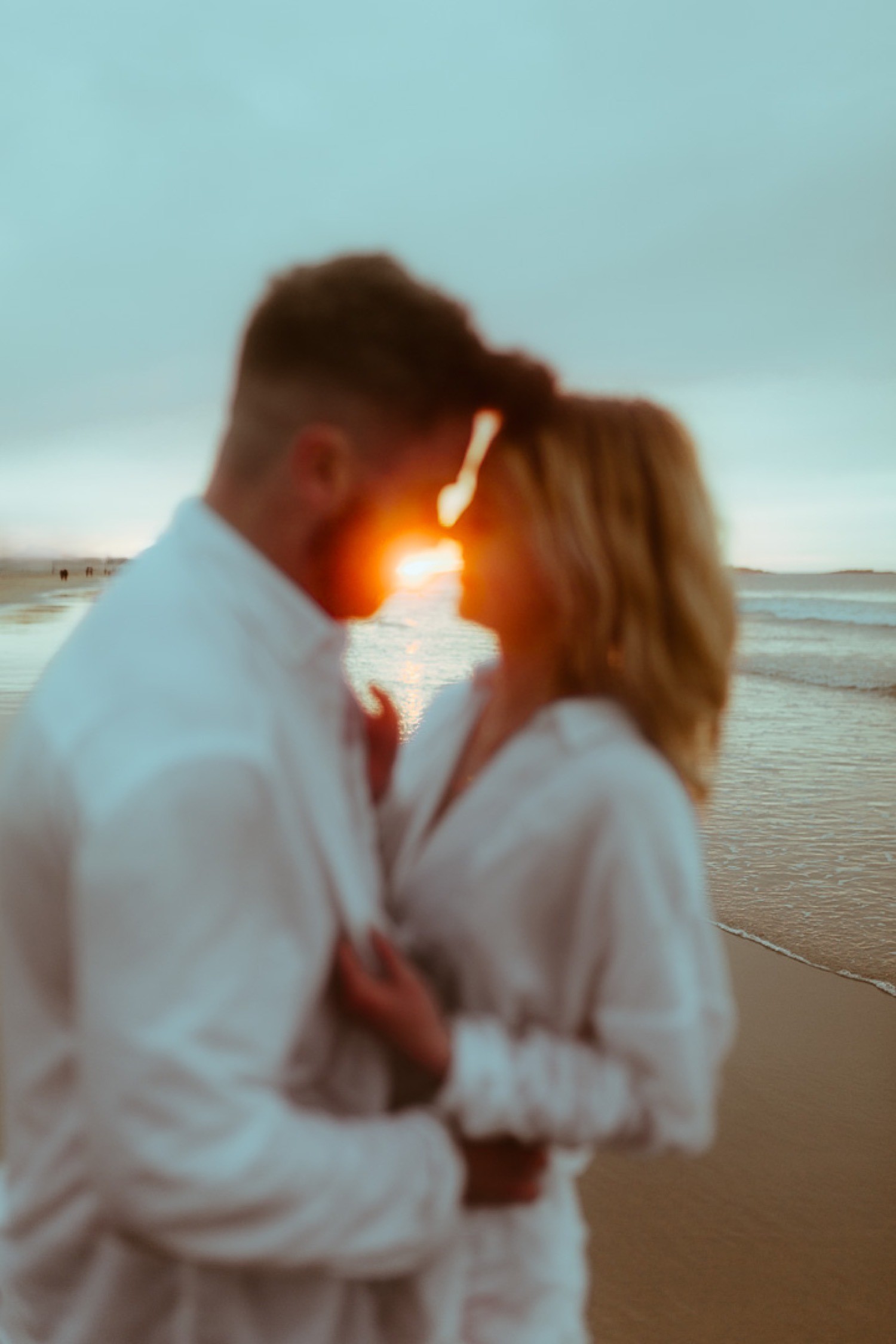 Honeymoon portraits with Gulf Coast views