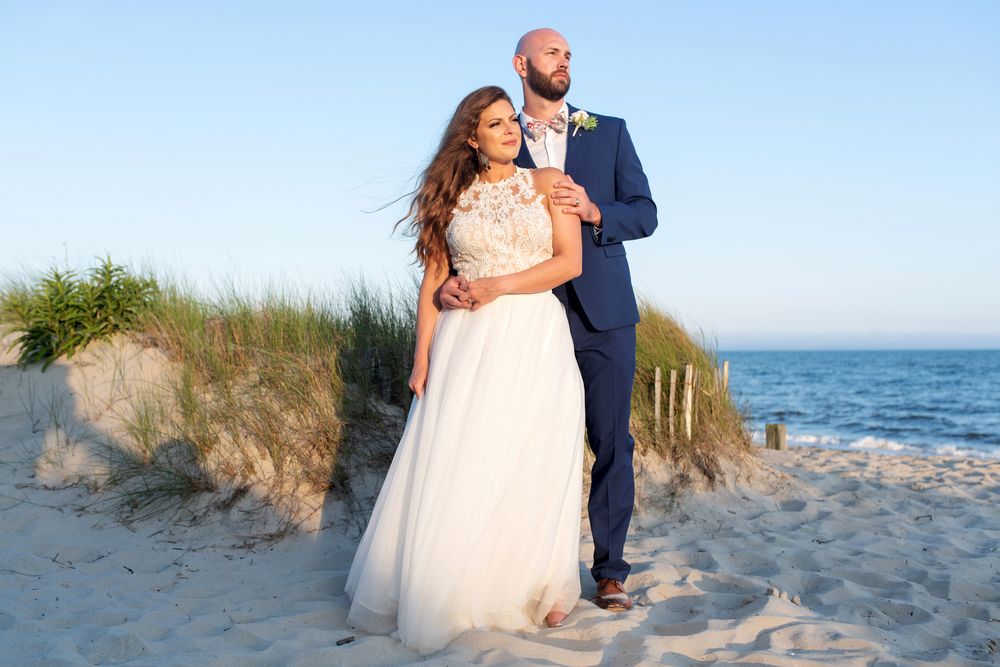 Sunset ceremony lighting at Upham Beach