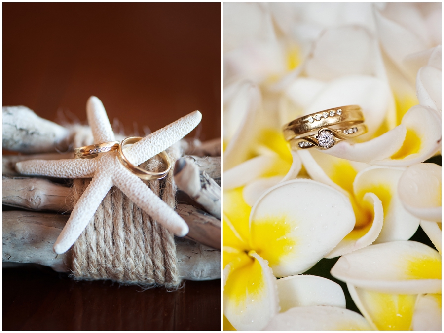 Ceremony setup for a Florida beach wedding